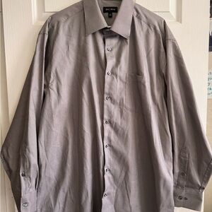 Axcess Gray Dress Shirt Long Sleeve